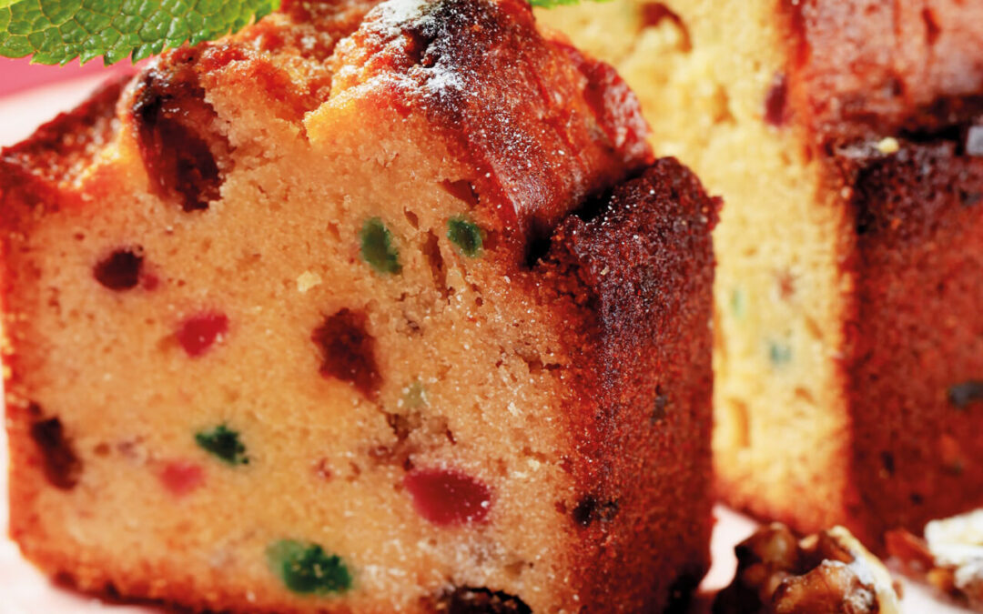 Cake with candied fruit