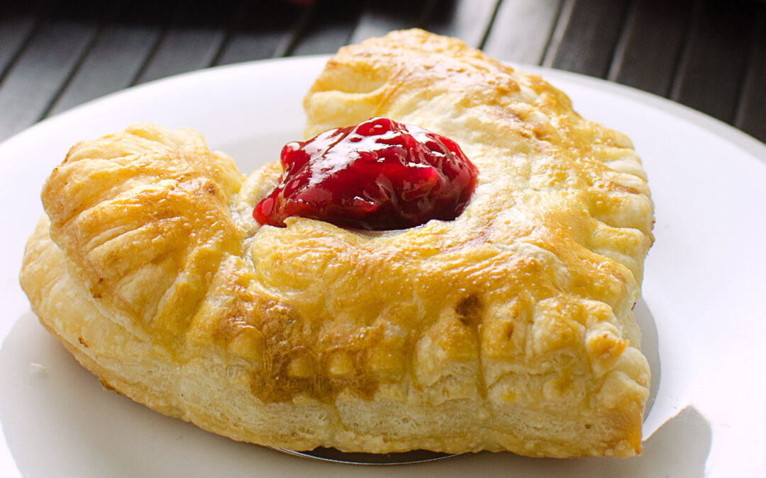 SOUR CHERRY PUFF PASTRY PIES