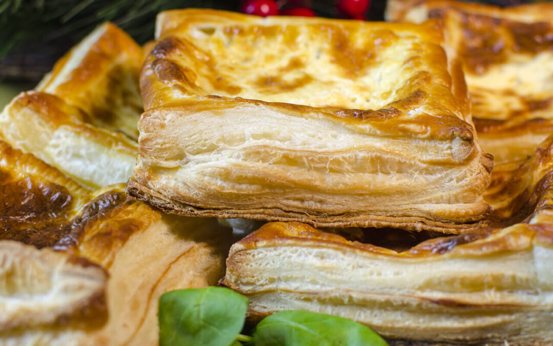 PUFF PASTRY WITH MASCARPONE AND SPINACH